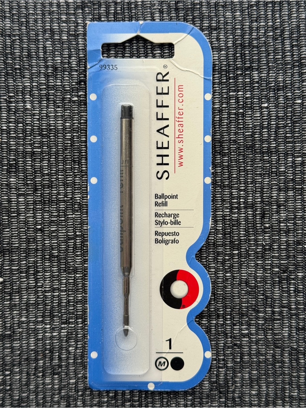 SHEAFFER Ballpoint Pen Refill Black Medium New Sealed